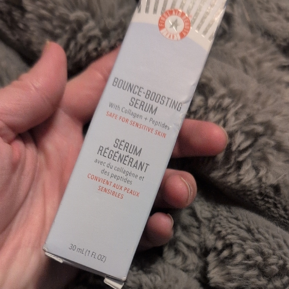 NEW First Aid Beauty Bounce- Boosting Serum W/ Collagen & Peptides NIB NEW IN BO